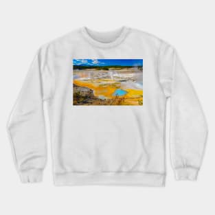 Colourful Norris Geyser Basin Crewneck Sweatshirt